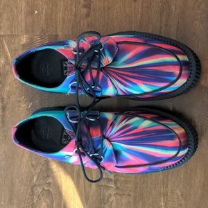 T.U.K. Platform Shoes Size 9WO